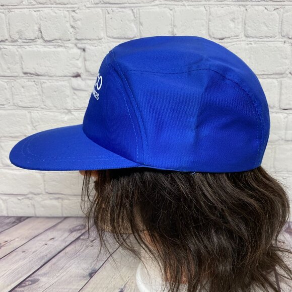 Vintage 5 Panel Hat Oilfield Cap Snapback Blue MASTCO Derrick Services Oil & Gas - Picture 2 of 9